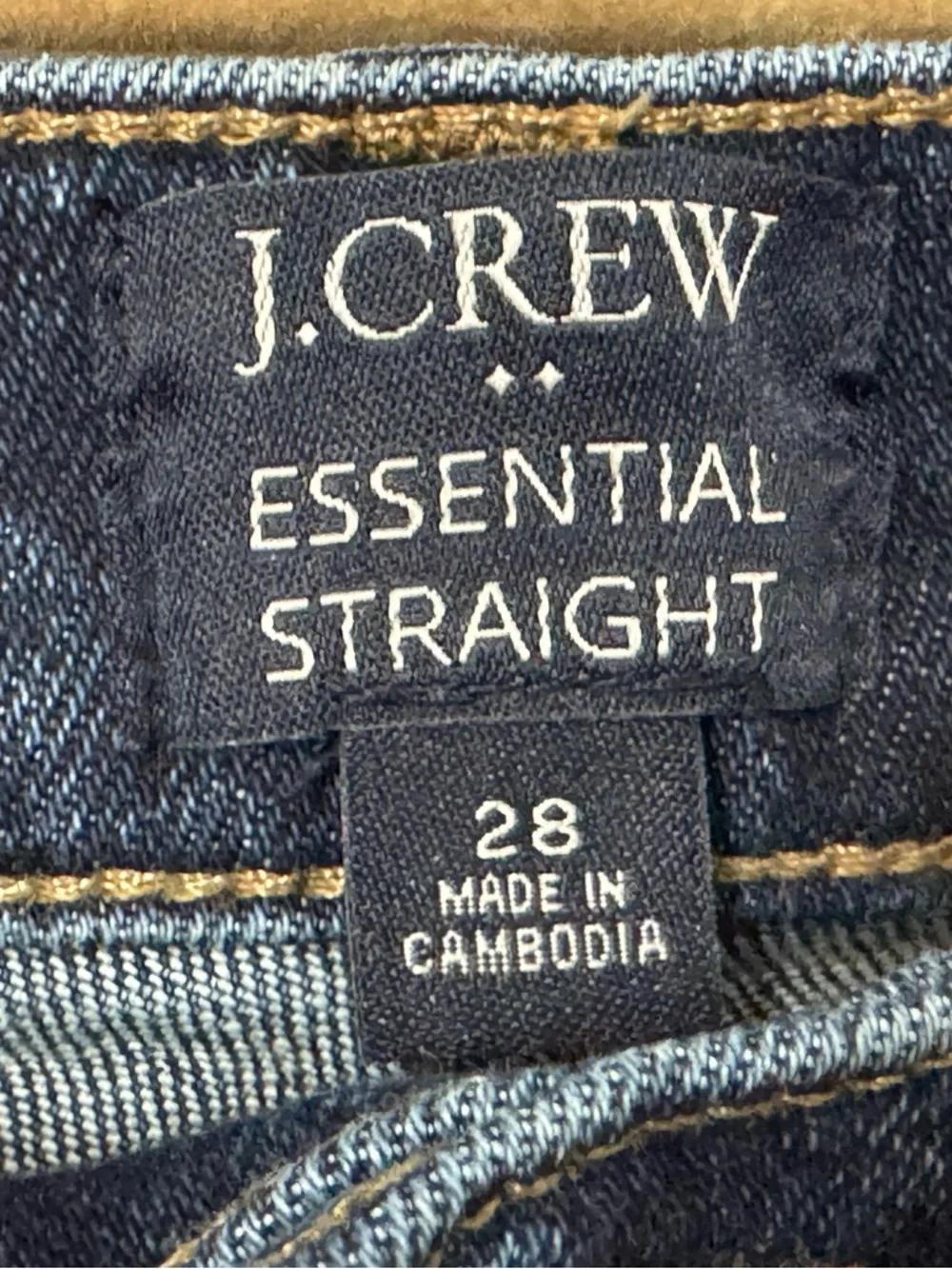 J Crew essential straight jean in all-day stretch size 28 - Picture 7 of 9